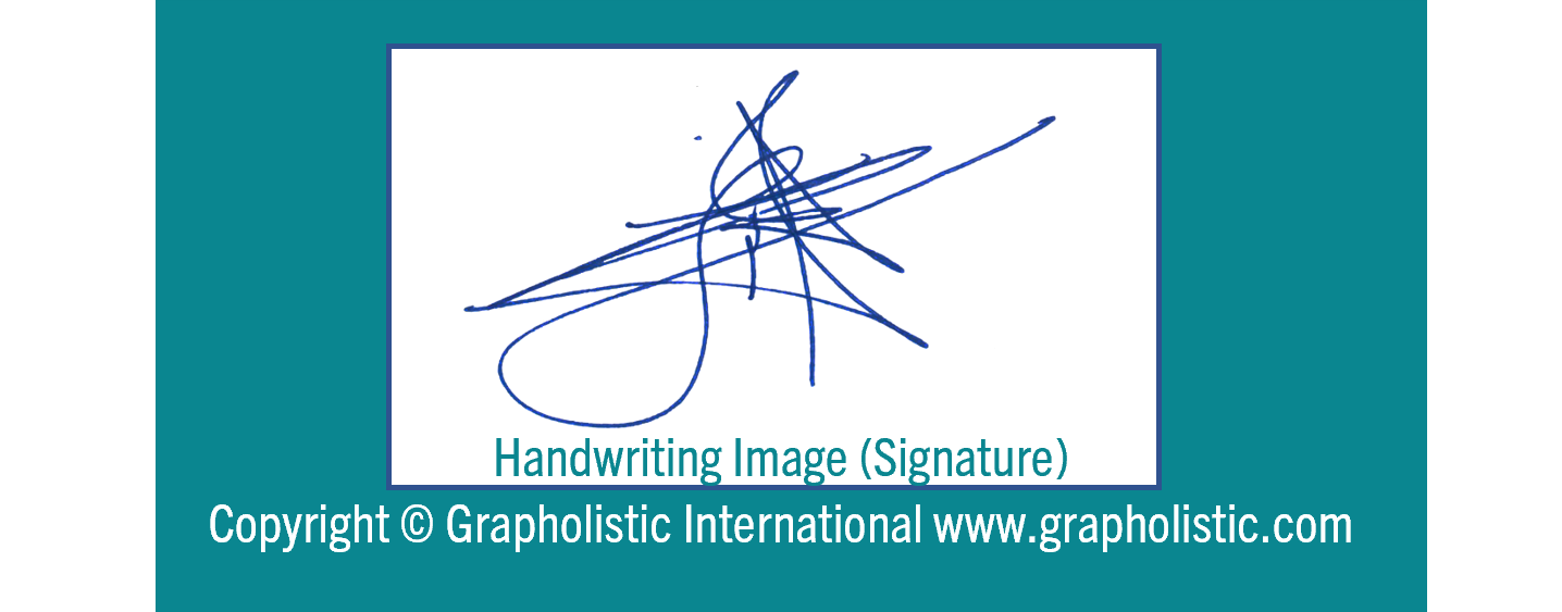 Handwriting Analysis Project Manager All Capital Letters Signature Sample Copyright Grapholistic International Prohibited to be Reuse