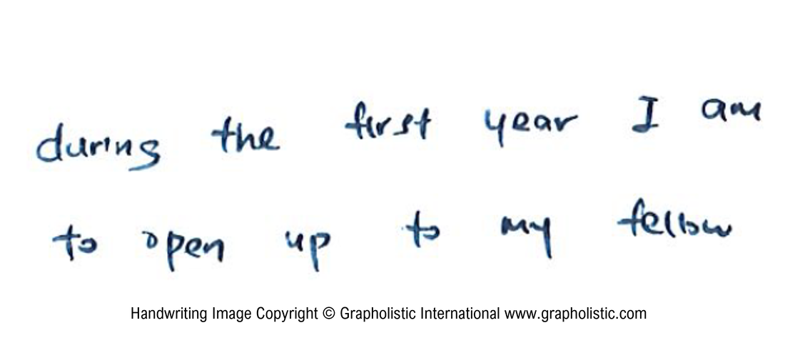 Missing i-dots Handwriting Analysis Grapholistic International S.Sulianah