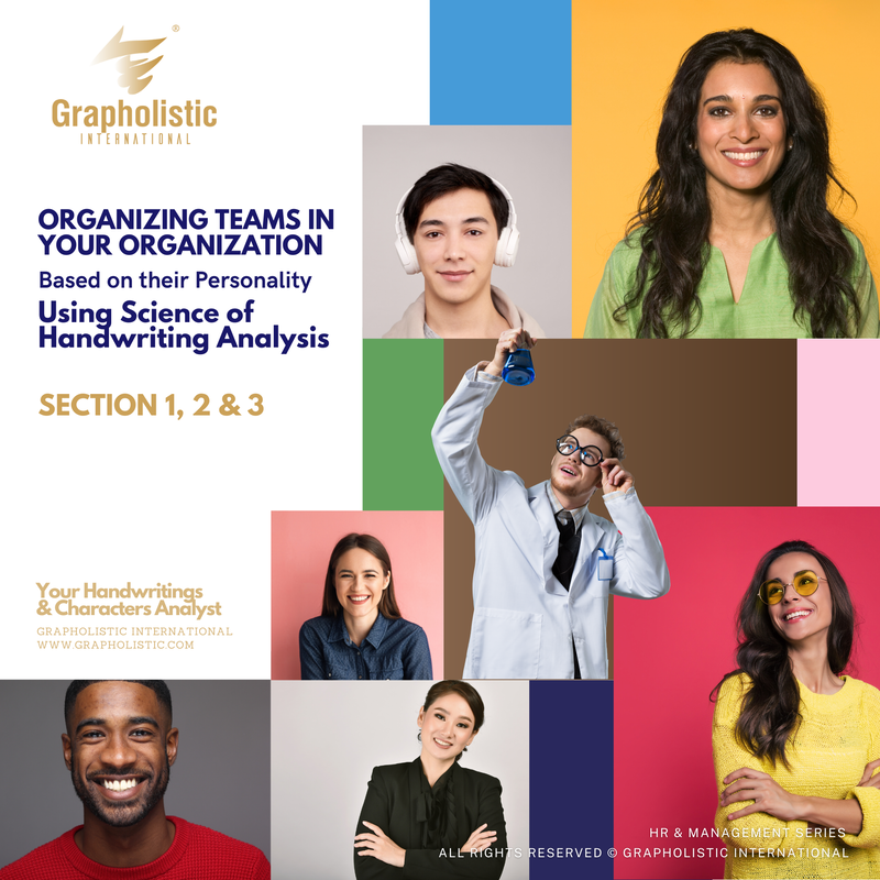 Buy Digital Seminar - Organizing Teams in Your Organization based on their Personalities using Science of Handwriting Analysis by Grapholistic International Singapore